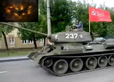 t34坦克视频,二战传奇战车的震撼瞬间